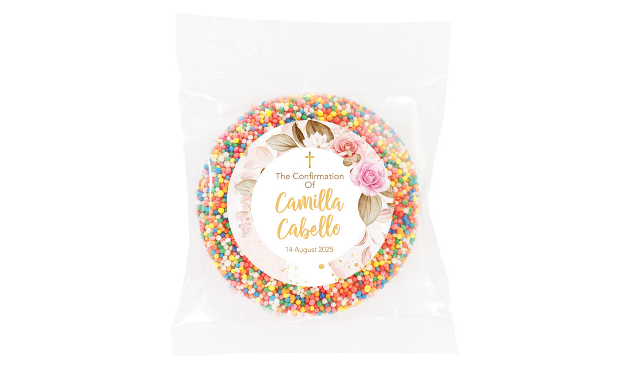 Pretty Roses Confirmation Personalised Giant Freckle