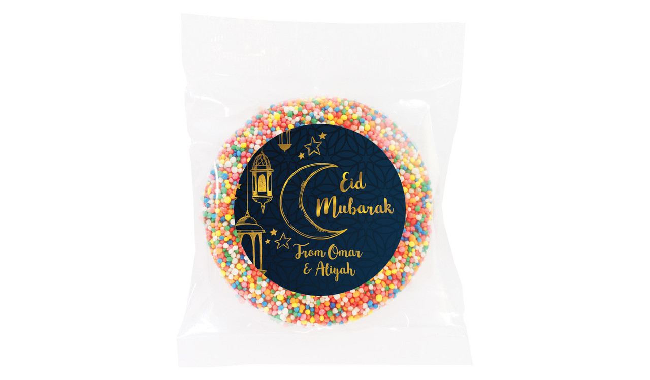 Gold On Navy Personalised Giant Freckle