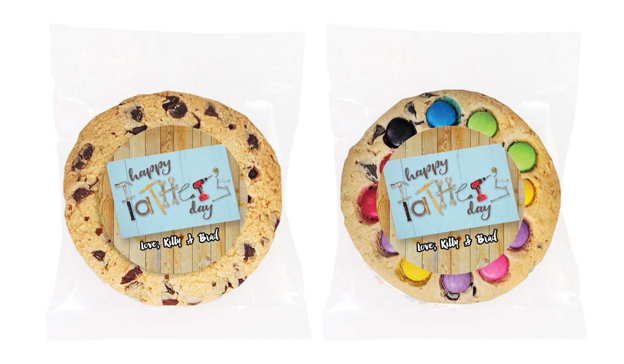 Dad's Tool Box Fathers Day Personalised Cookie