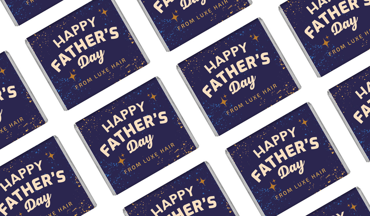Night Sky Personalised Father's Day Mini Chocolates