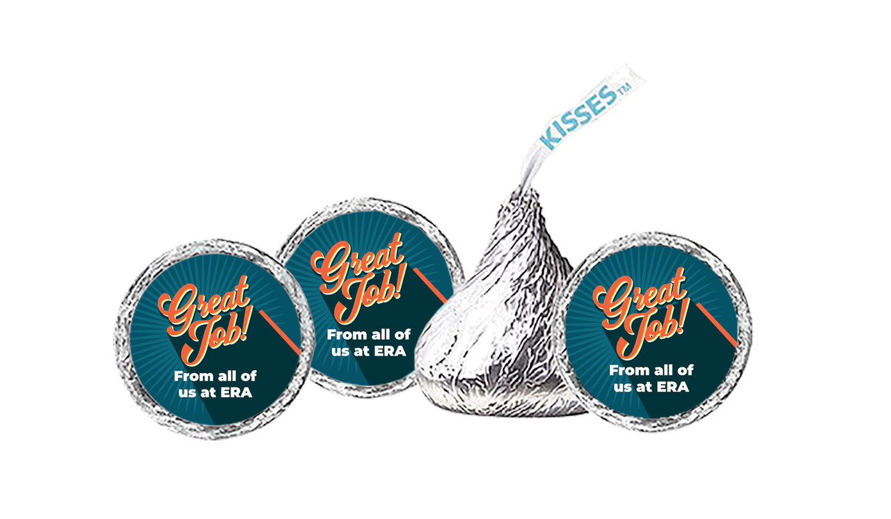 Retro Congratulations Personalised Hersheys Kisses