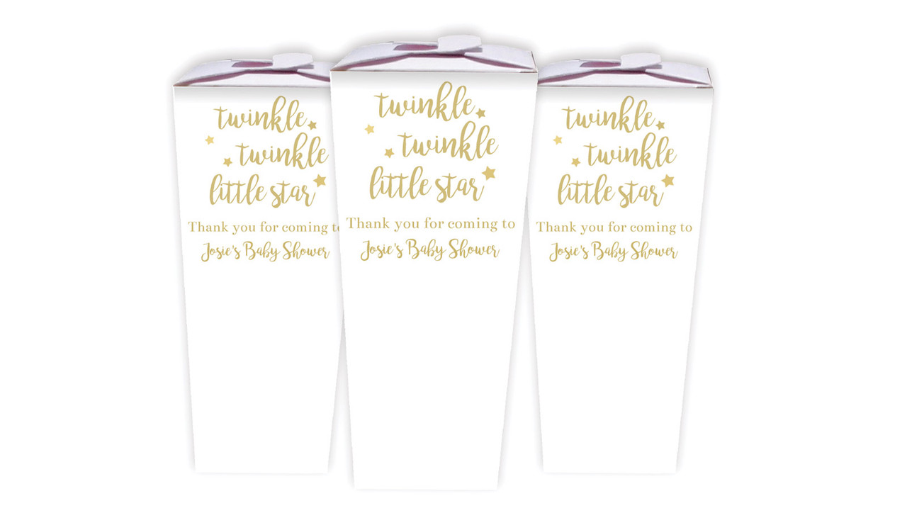 Twinkle Twinkle Baby Shower Personalised Chocaboxes