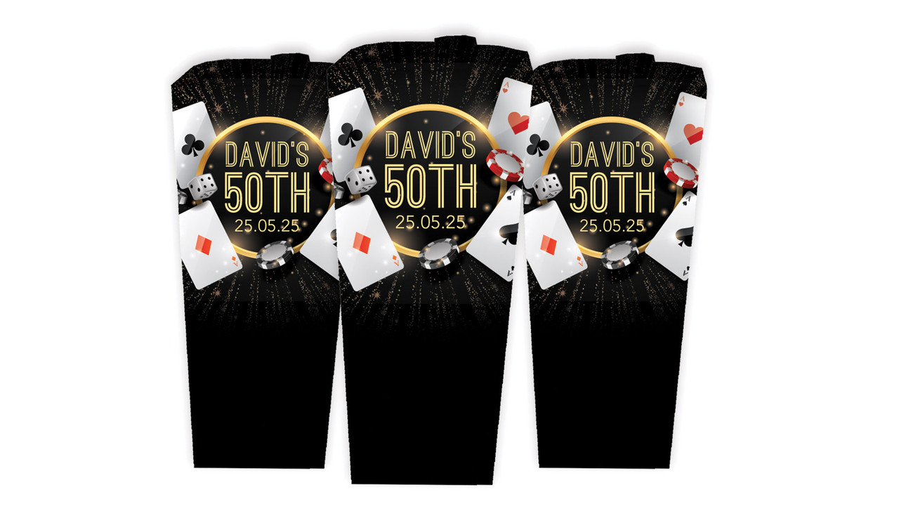 Casino Personalised Chocaboxes