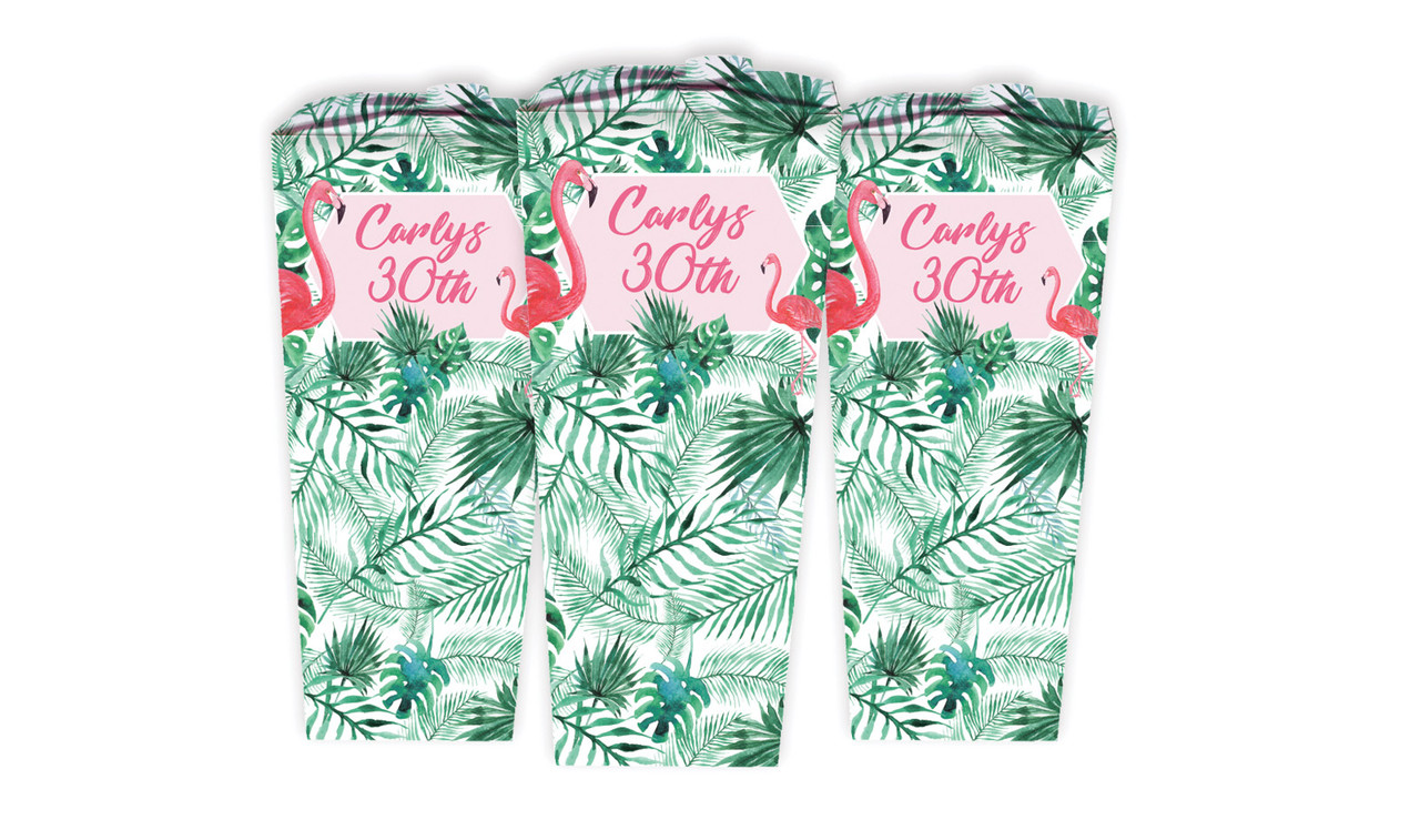 Flamingo Jungle Personalised Chocaboxes