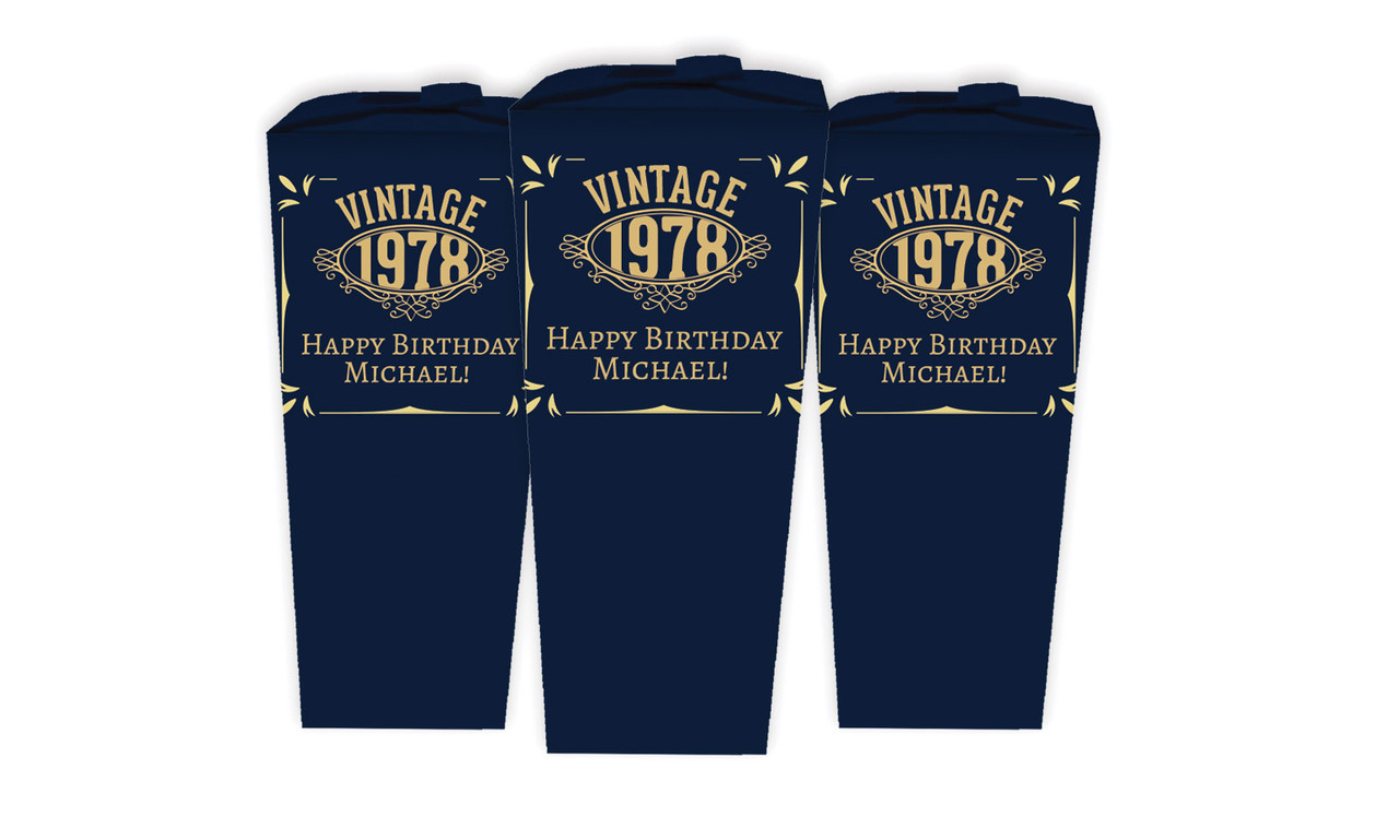 Vintage Year Personalised Chocaboxes