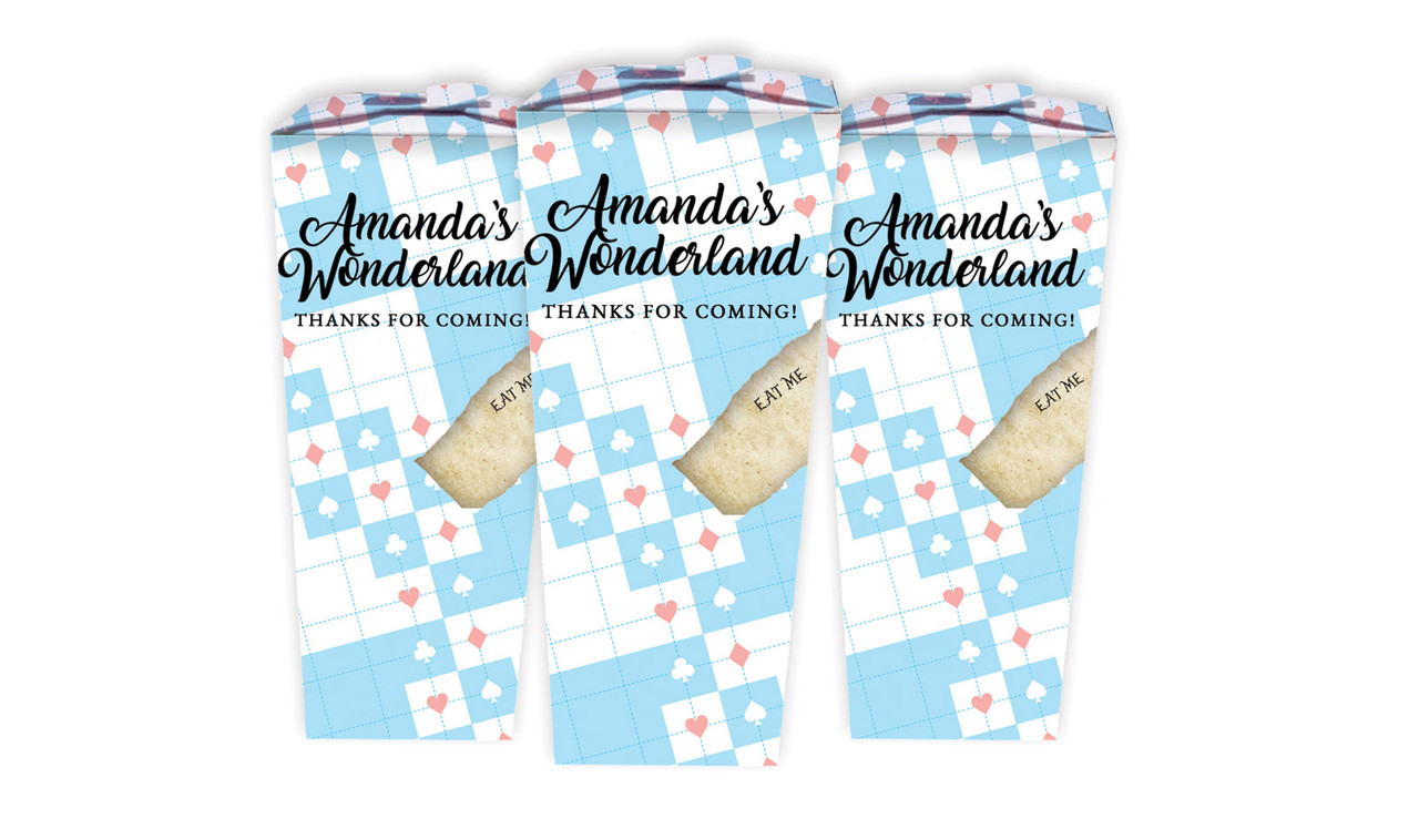 Alice In Wonderland Birthday Personalised Chocaboxes