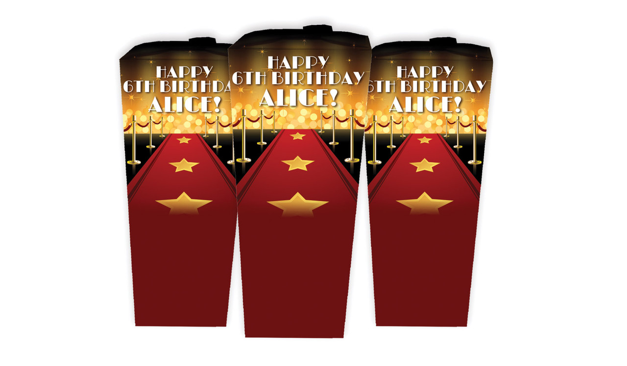 Hollywood Birthday Personalised Chocaboxes