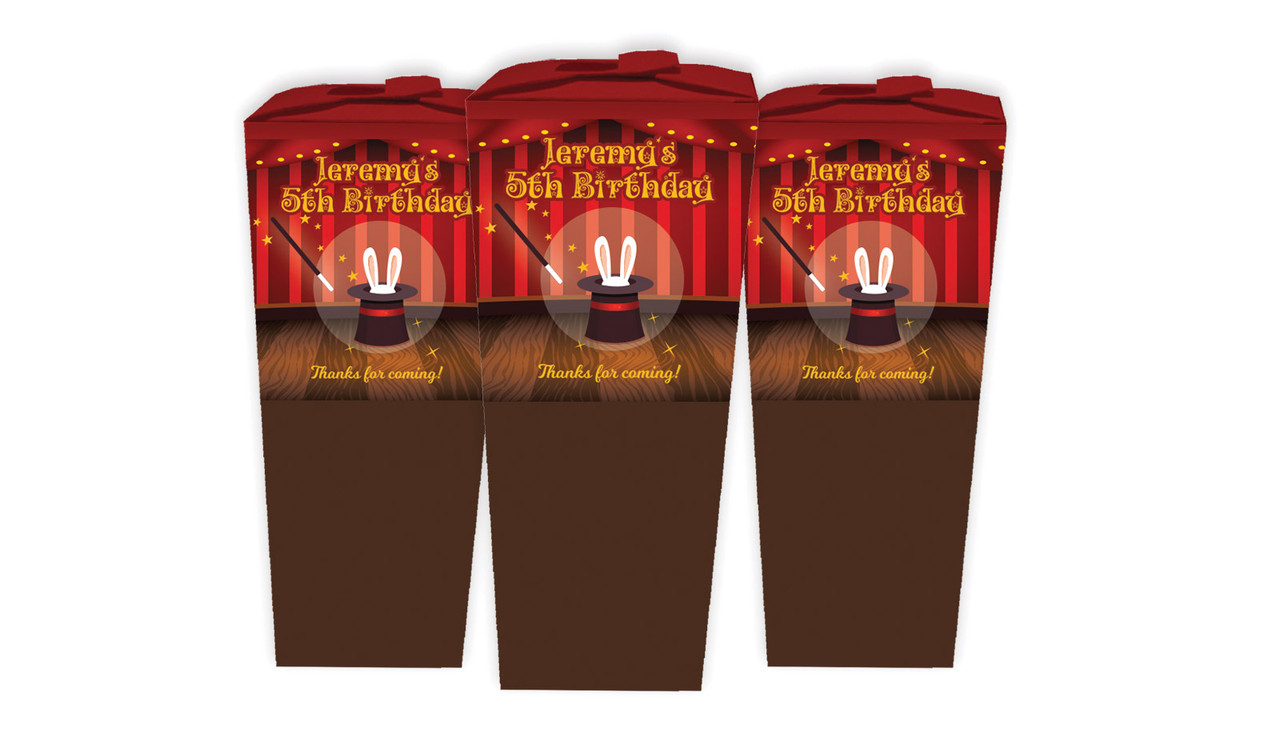Magician Birthday Personalised Chocaboxes