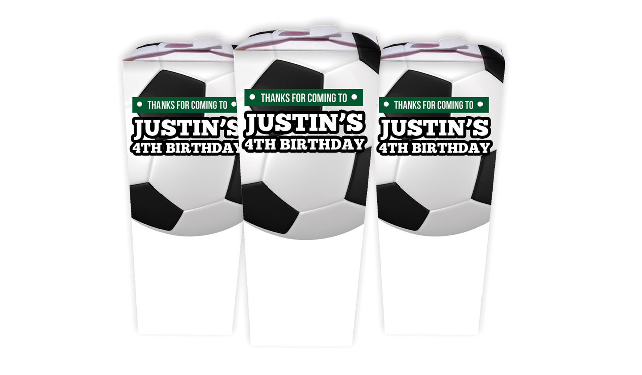 Soccer Birthday Personalised Chocaboxes