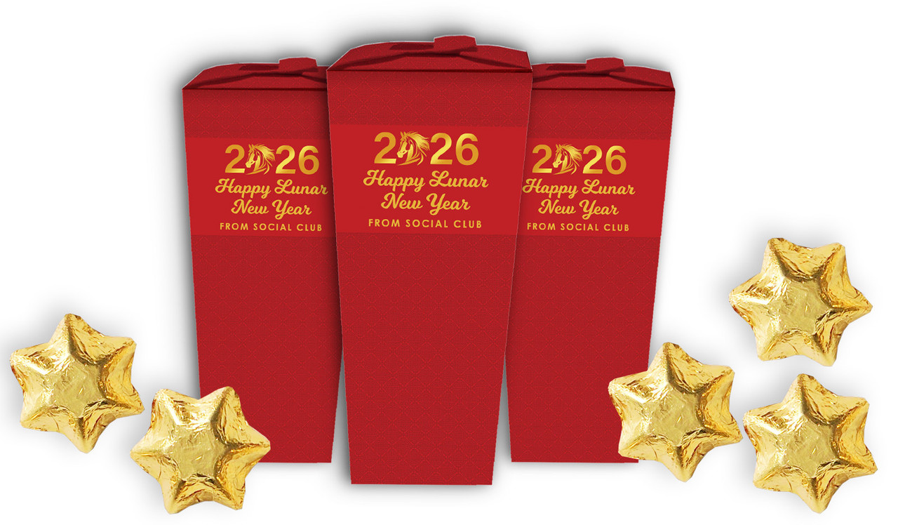 Contemporary Year Chinese New Year Personalised Chocaboxes