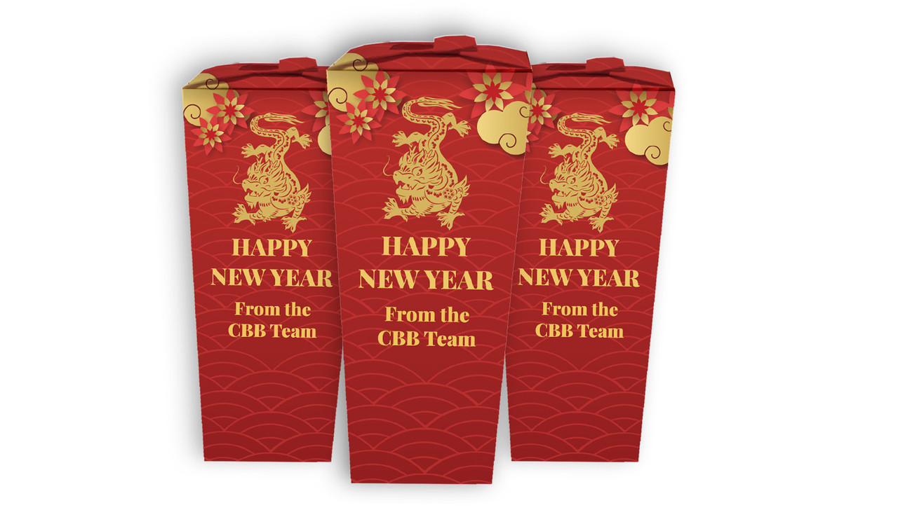 Gold Emblem Lunar New Year Personalised Chocaboxes