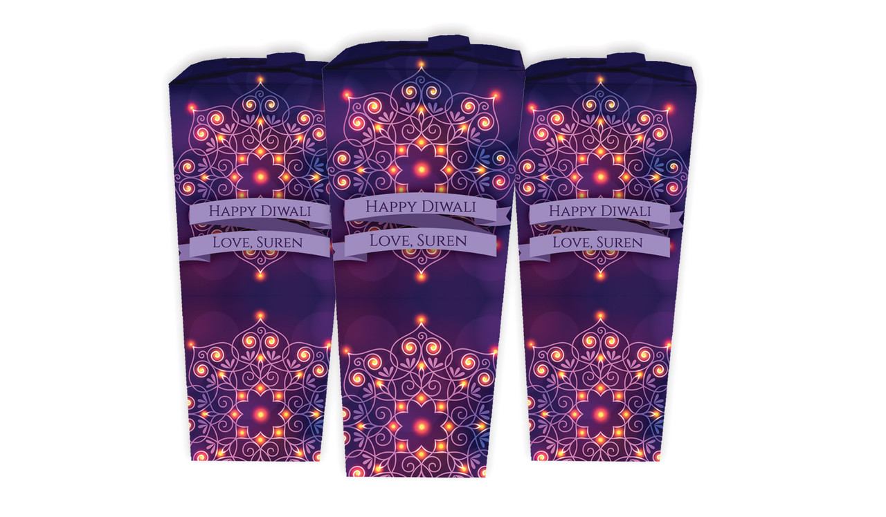 Lantern Mandala Diwali Personalised Chocaboxes