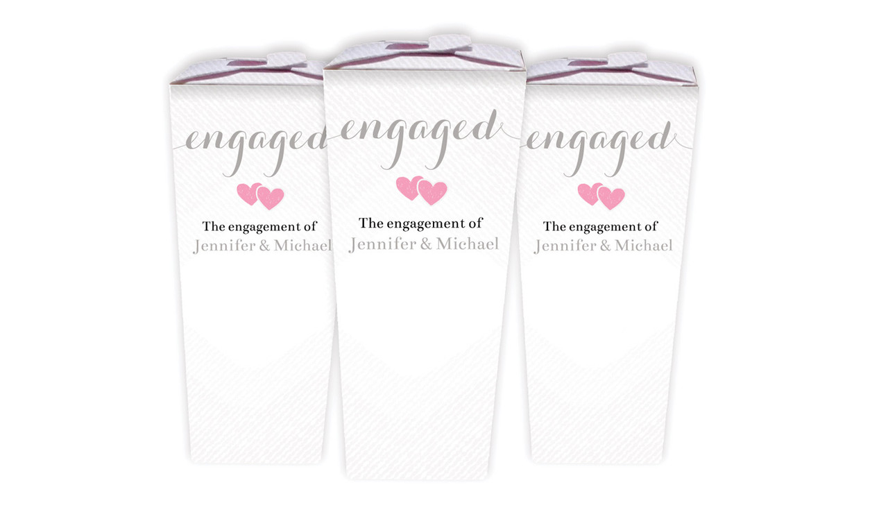 Flowing Words Canvas Engagement Personalised Chocaboxes