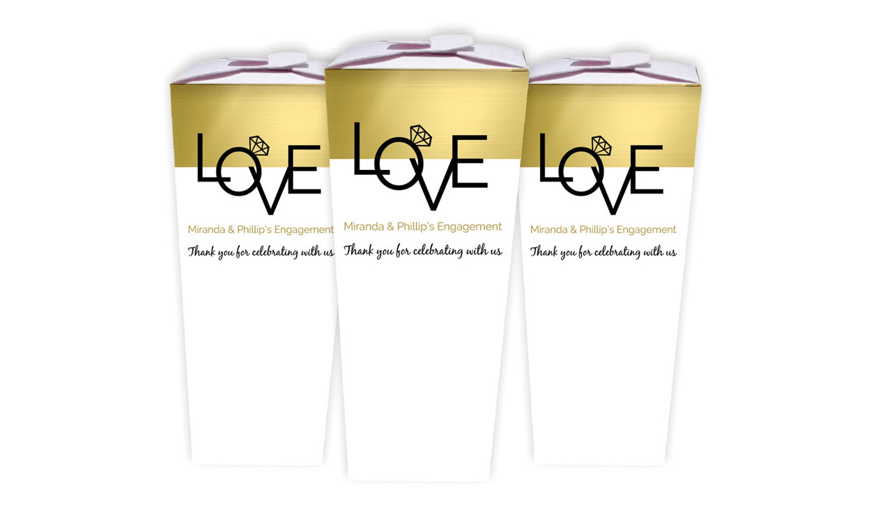 Love Letters Engagement Personalised Chocaboxes