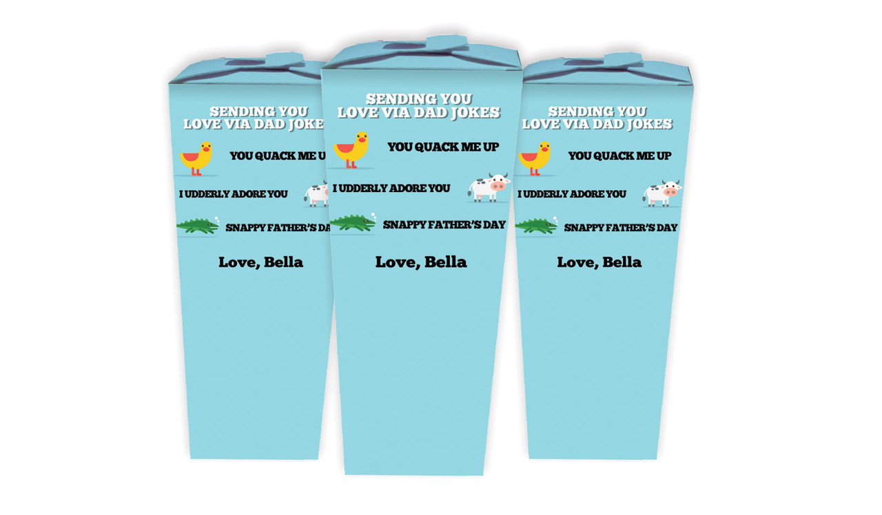 Dad Jokes Fathers Day Personalised Chocaboxes