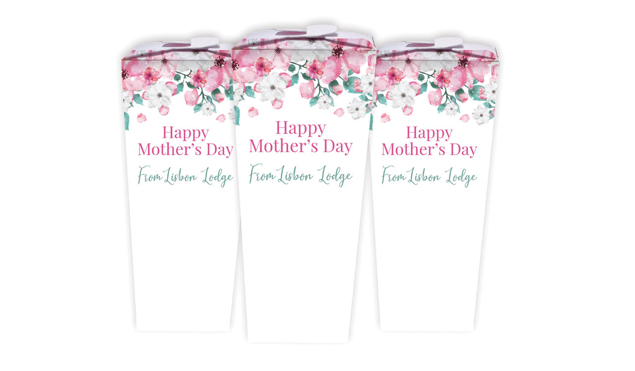 Falling Petals Mothers Day Personalised Chocaboxes