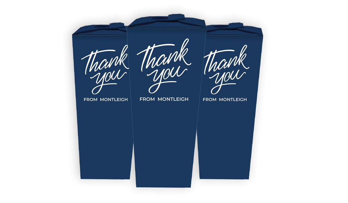 Navy Blue Personalised Chocaboxes