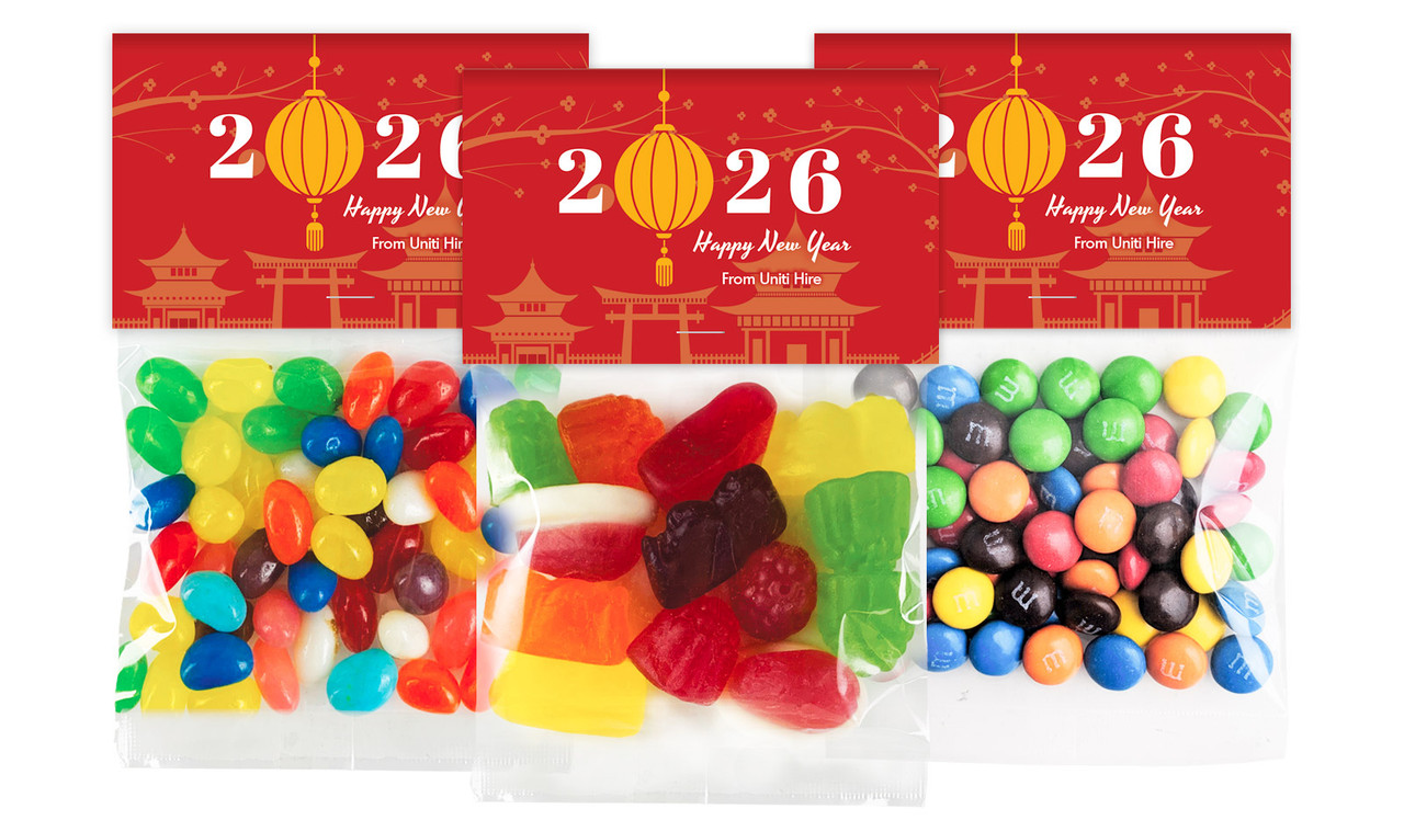 Hanging Lantern Chinese New Year Personalised Lolly Bag With Topper