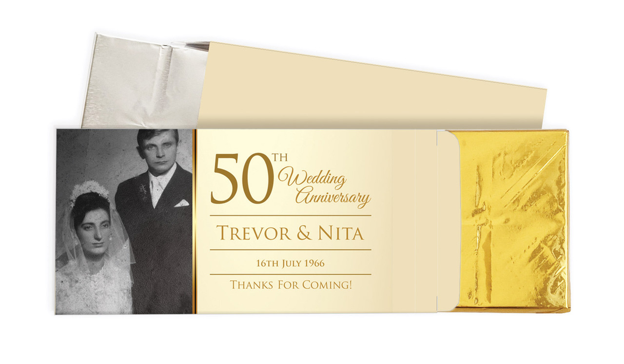 Add A Photo Anniversary Personalised Chocolate Bar In A Box