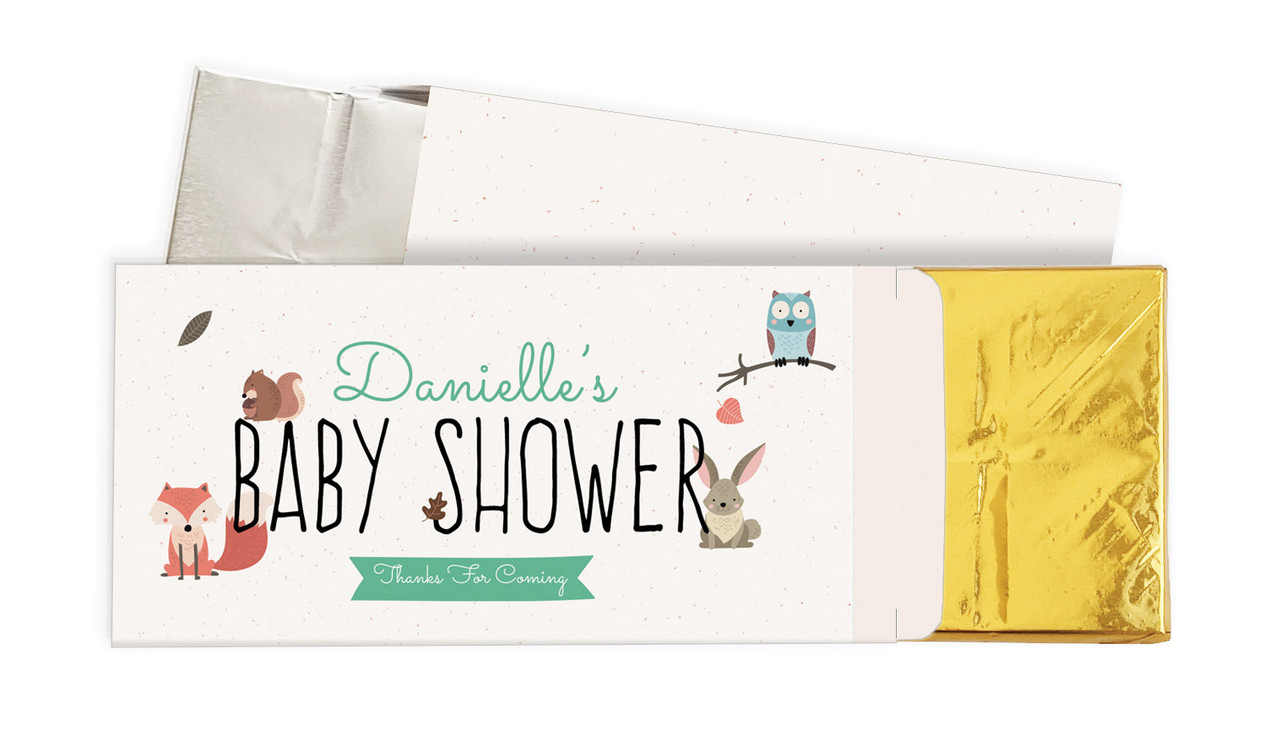 Little Critters Baby Shower Personalised Chocolate Bar In A Box