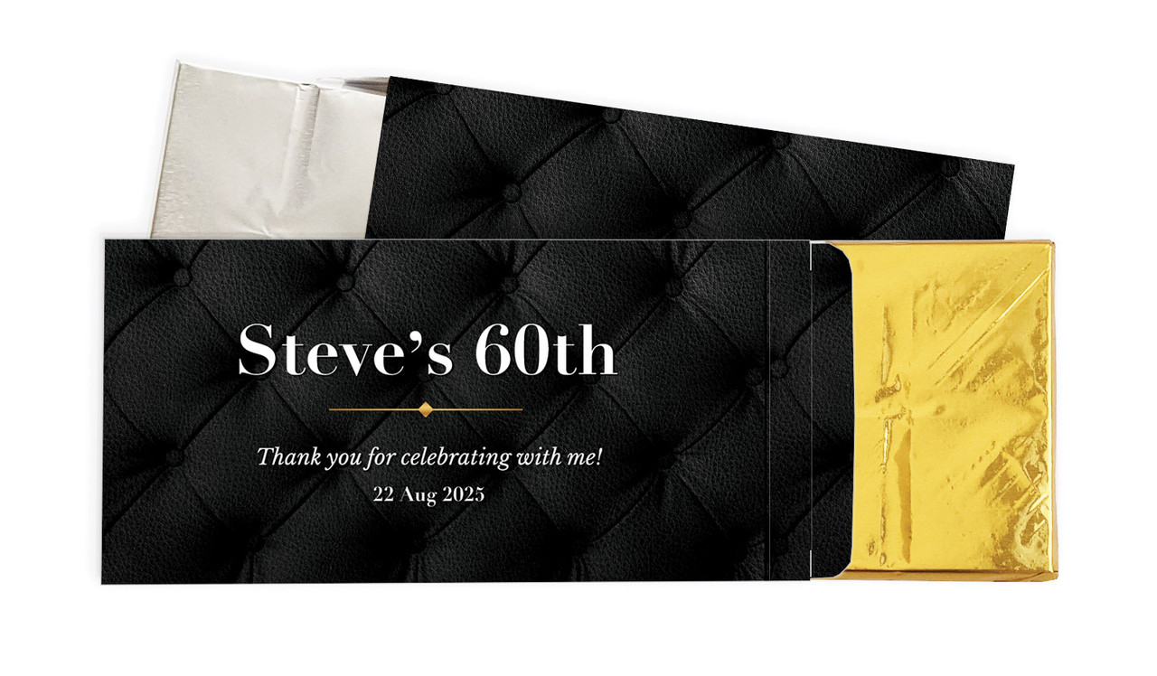 Chesterfield Personalised Chocolate Bar In A Box