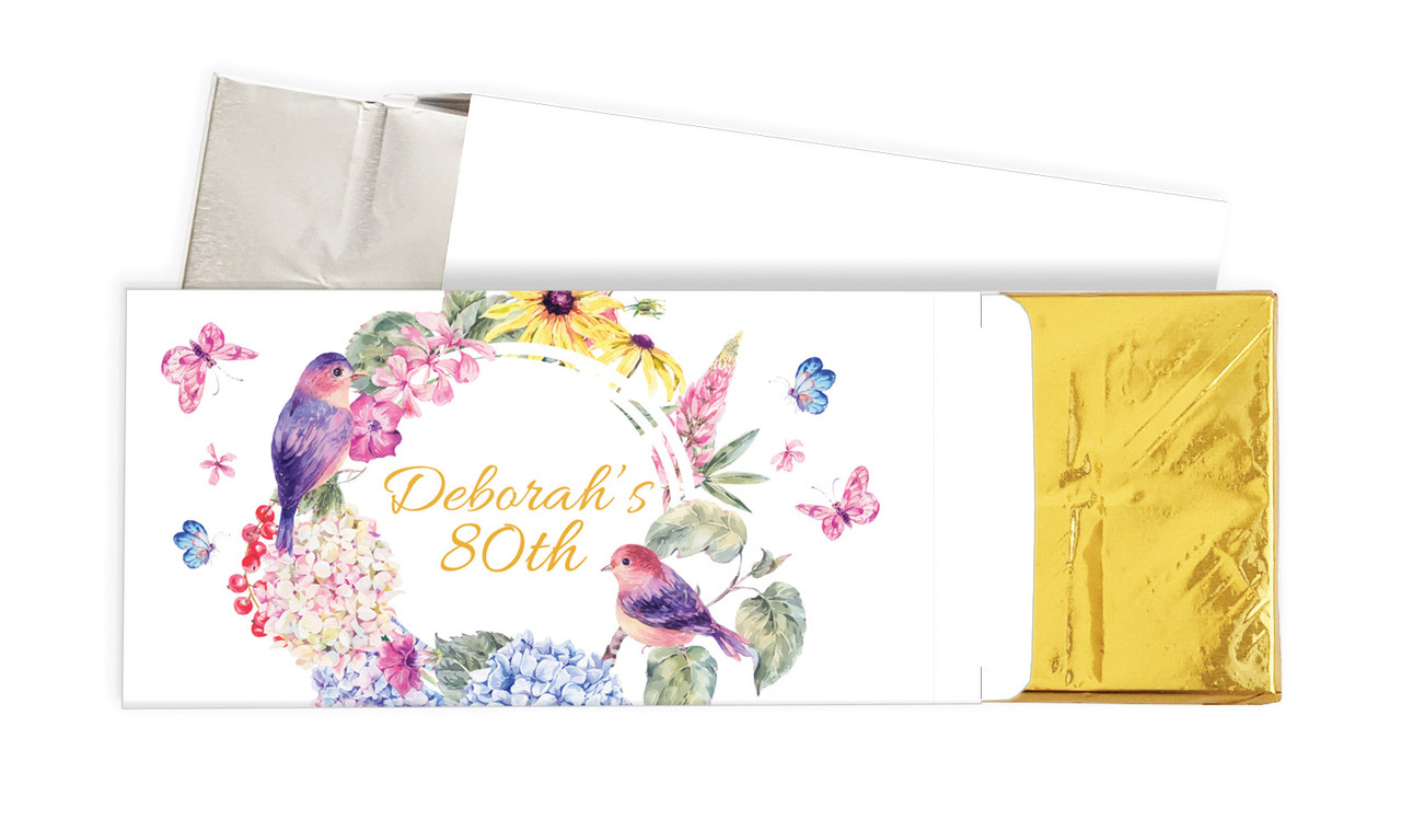 Spring Life Personalised Chocolate Bar In A Box