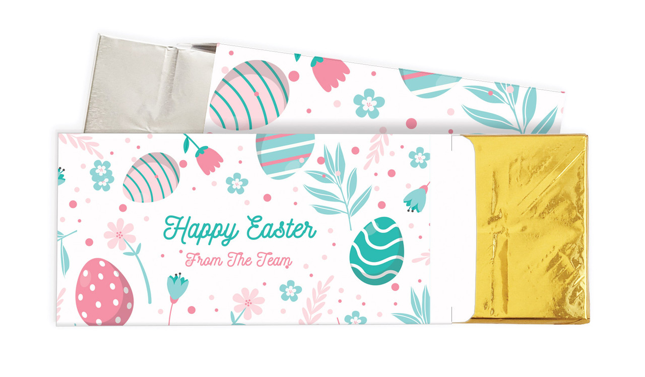 Easter Elements Personalised Chocolate Bar In A Box