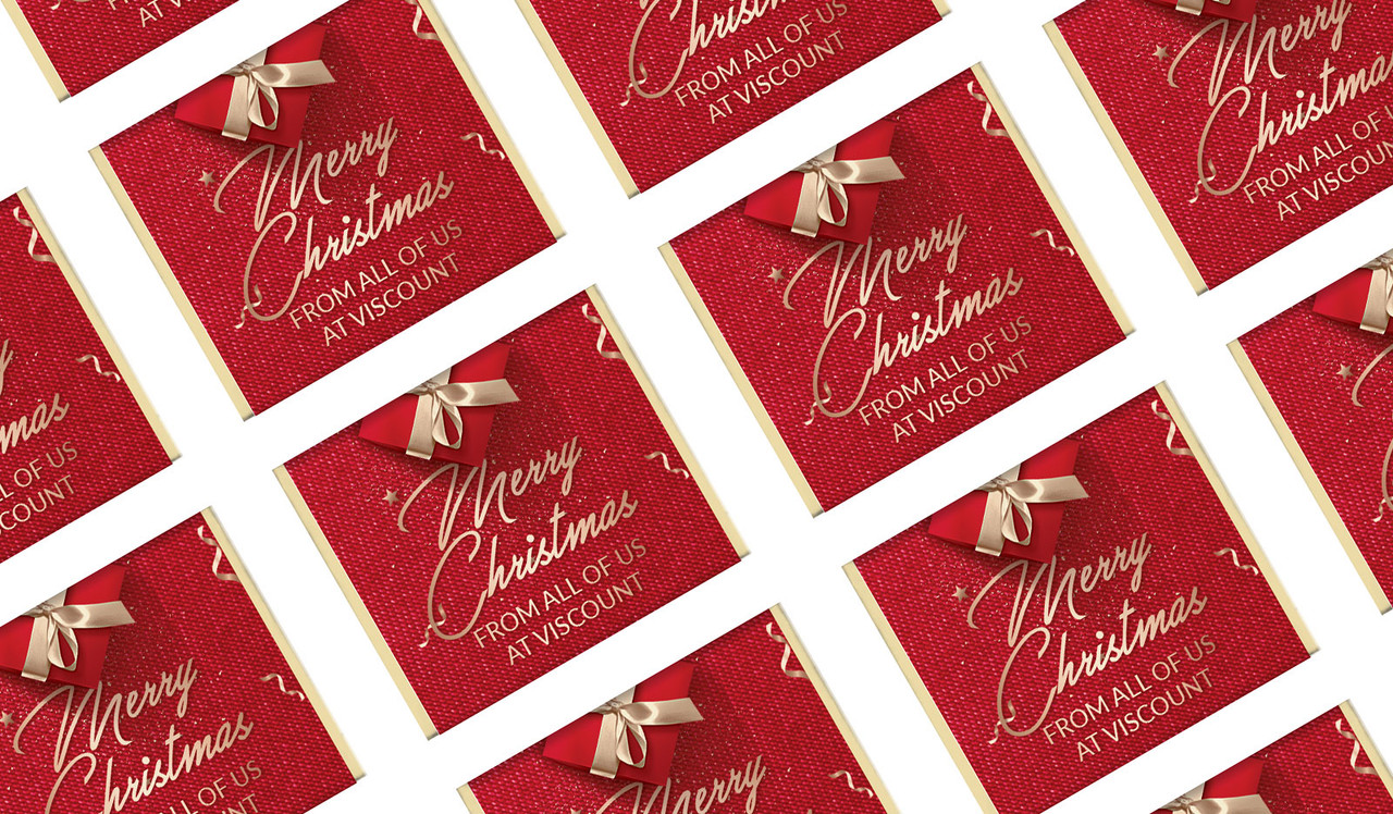 Glossy Gift Red Christmas Mini Chocolates