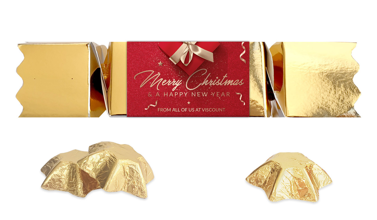 Glossy Gift Red Christmas Personalised Bon Bon