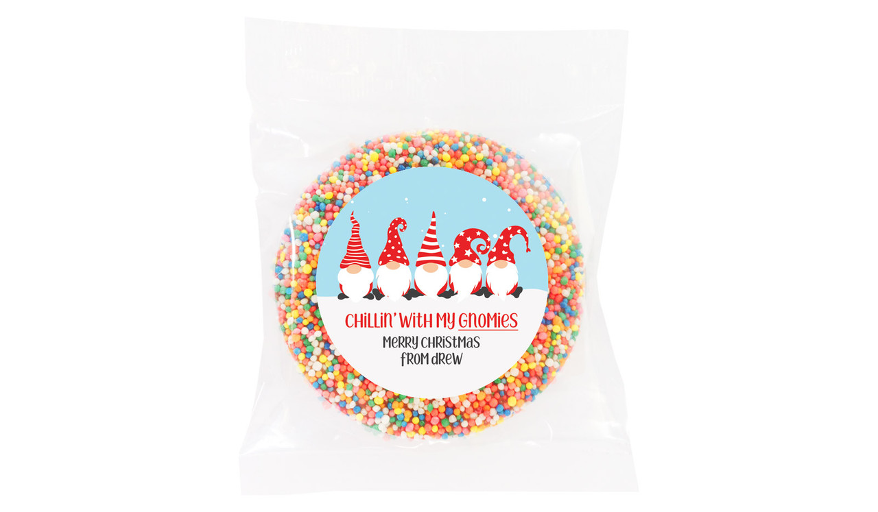 Gnomies Christmas Custom Giant Chocolate Freckles
