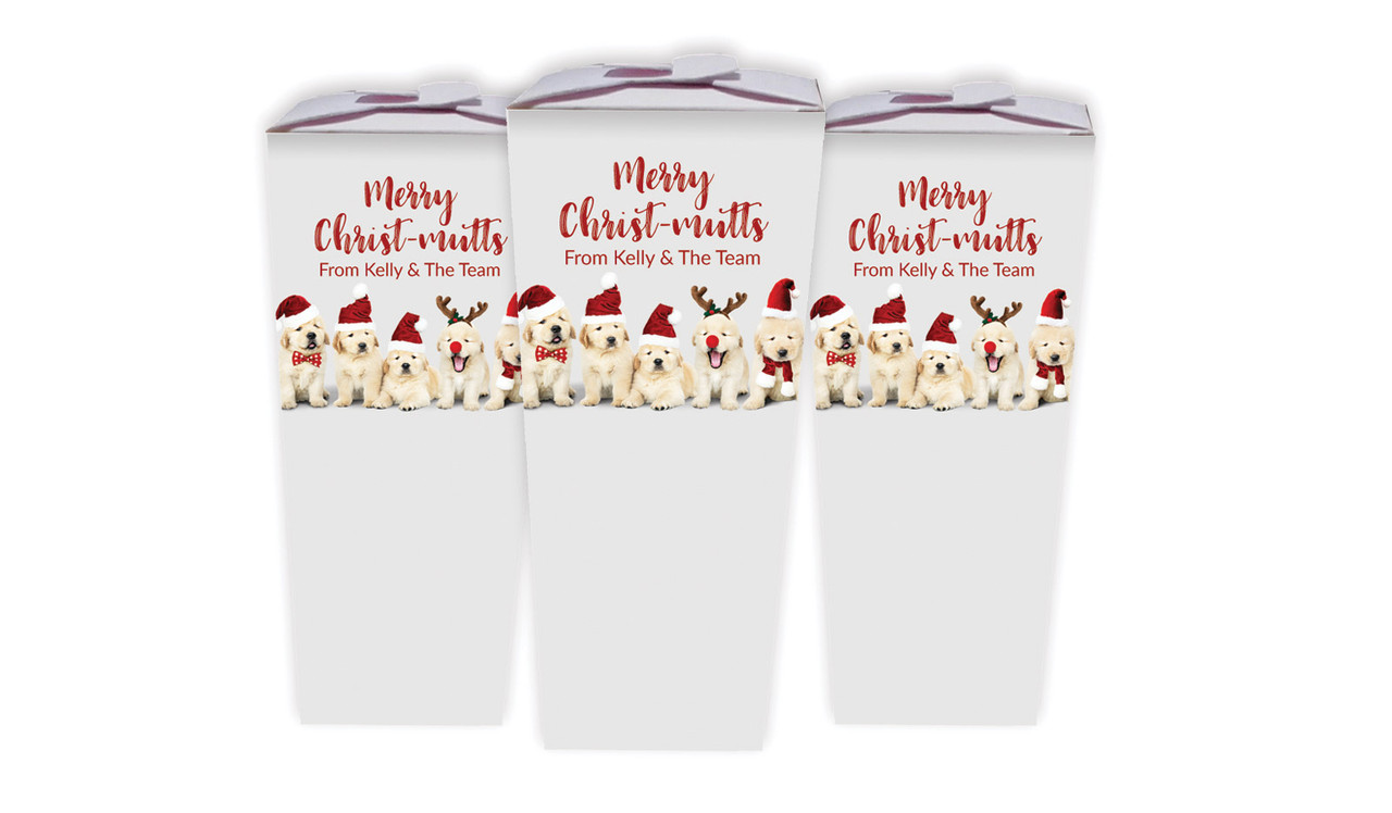 Gorgeous Puppies Christmas Personalised Chocabox