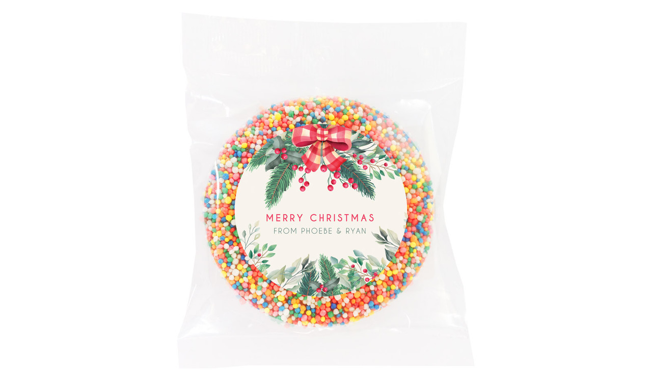 Country Style Christmas Custom Giant Chocolate Freckles