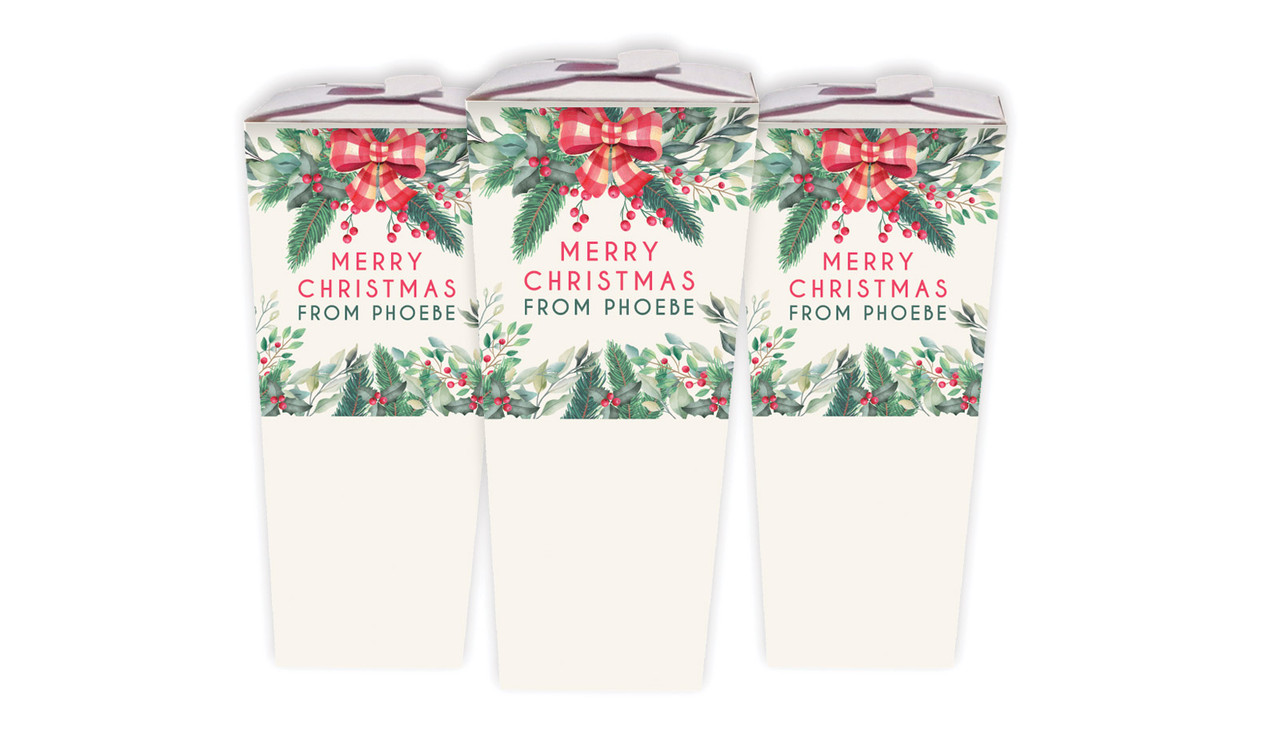 Country Style Christmas Personalised Chocabox