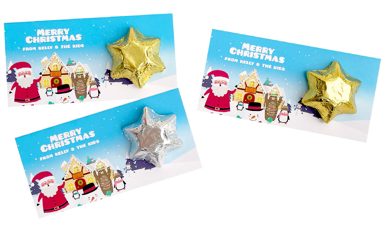At The North Pole Personalised Star Card