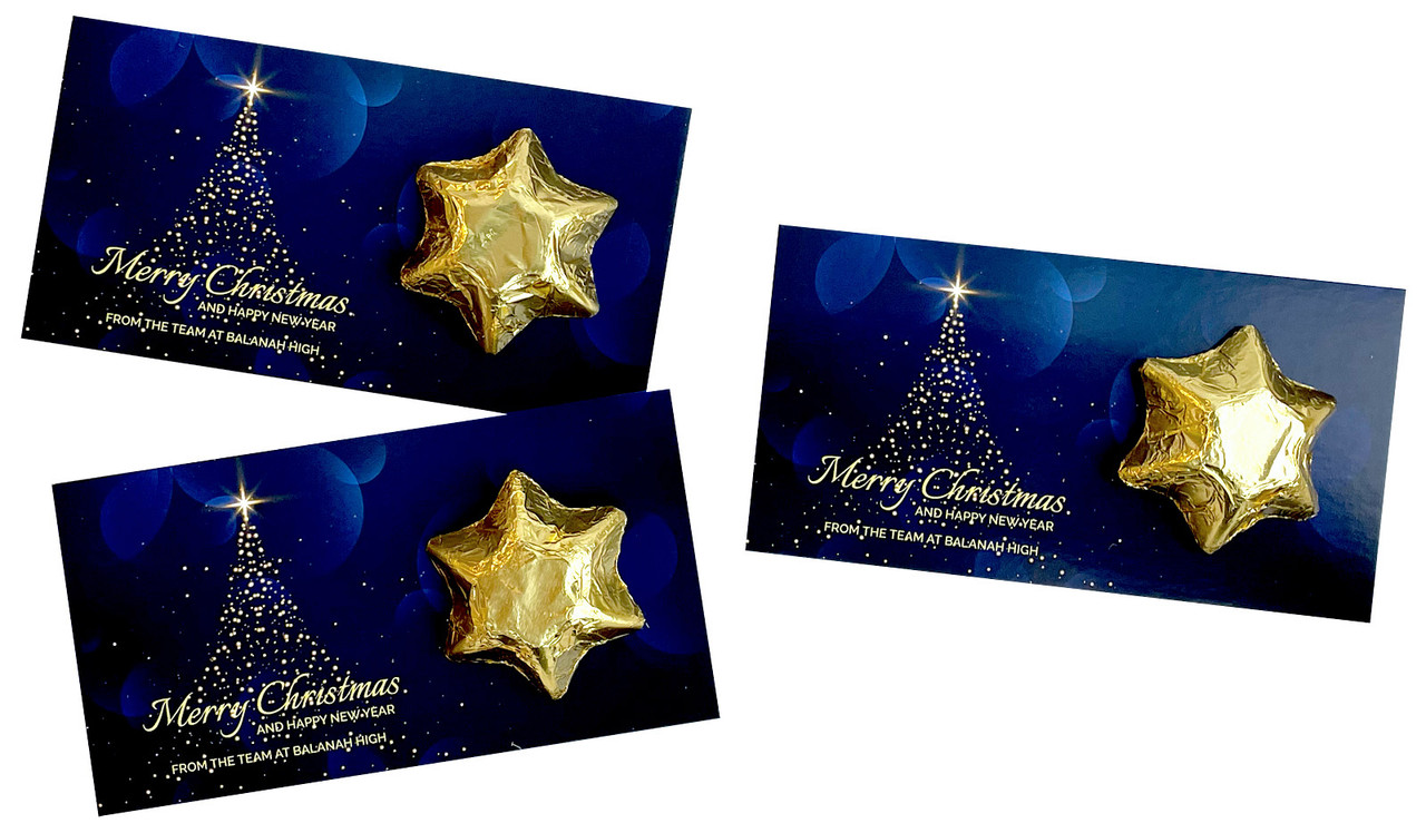 Blue Night Personalised Star Card