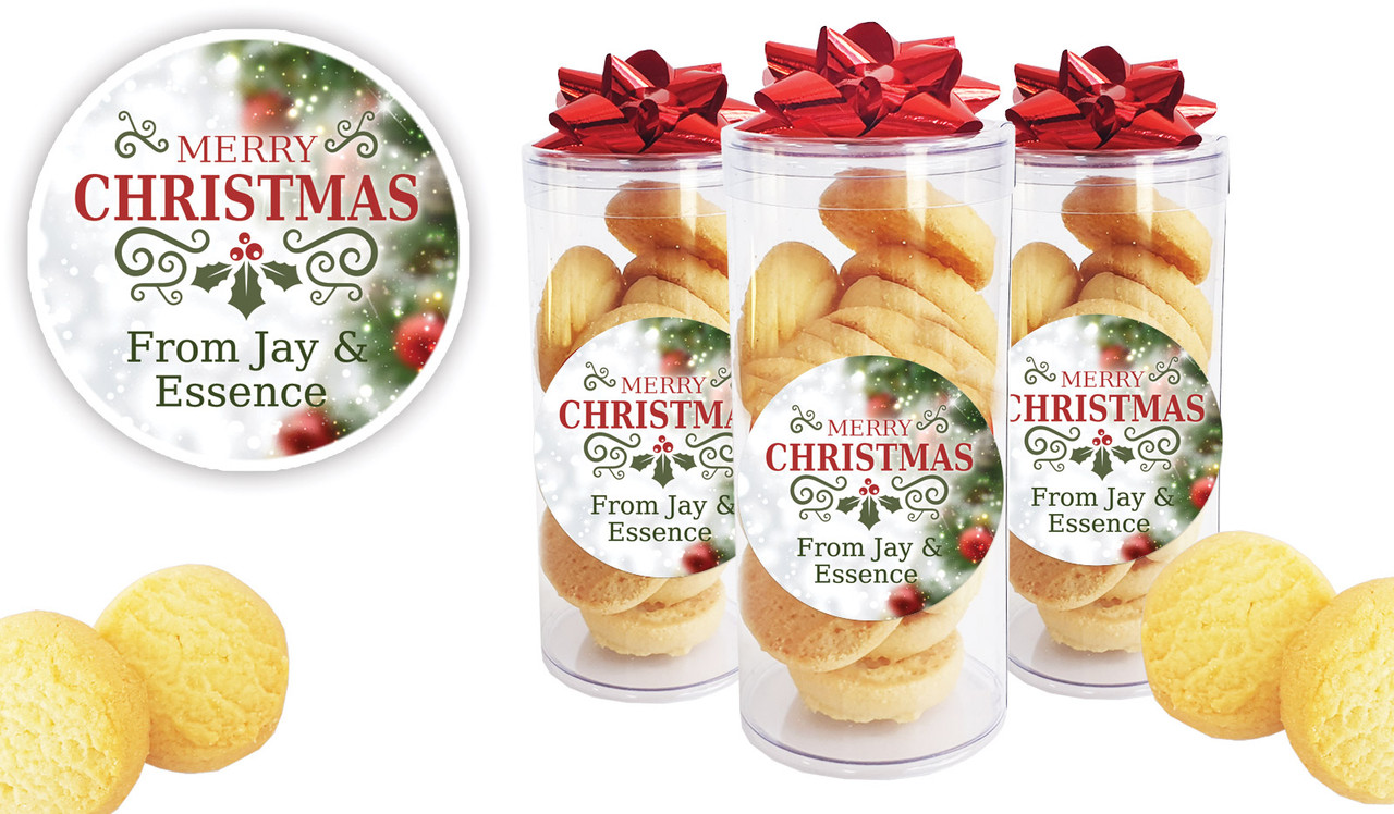 Bokeh Tree Personalised Shortbread Cookie Jar