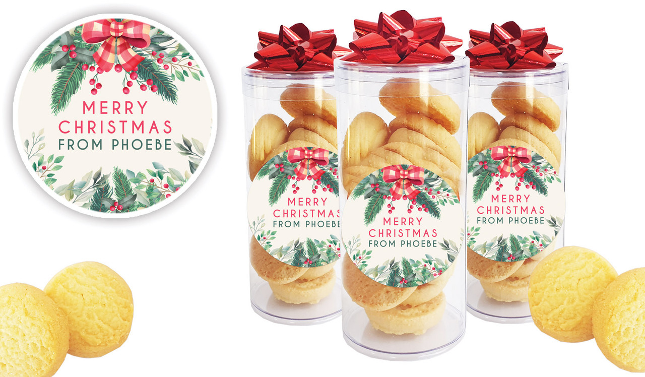 Country Style Personalised Shortbread Cookie Jar