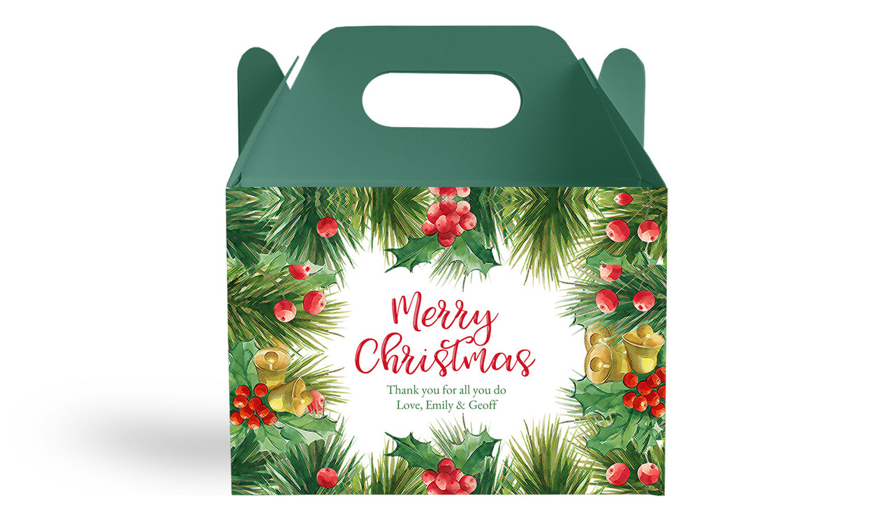 Branch Border Personalised Gable Favour Box