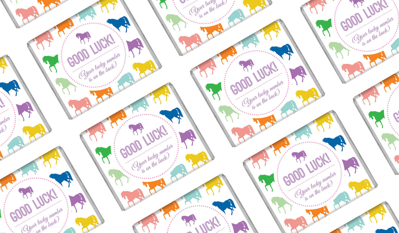 Rainbow Melbourne Cup Horse Racing Mini Chocolates