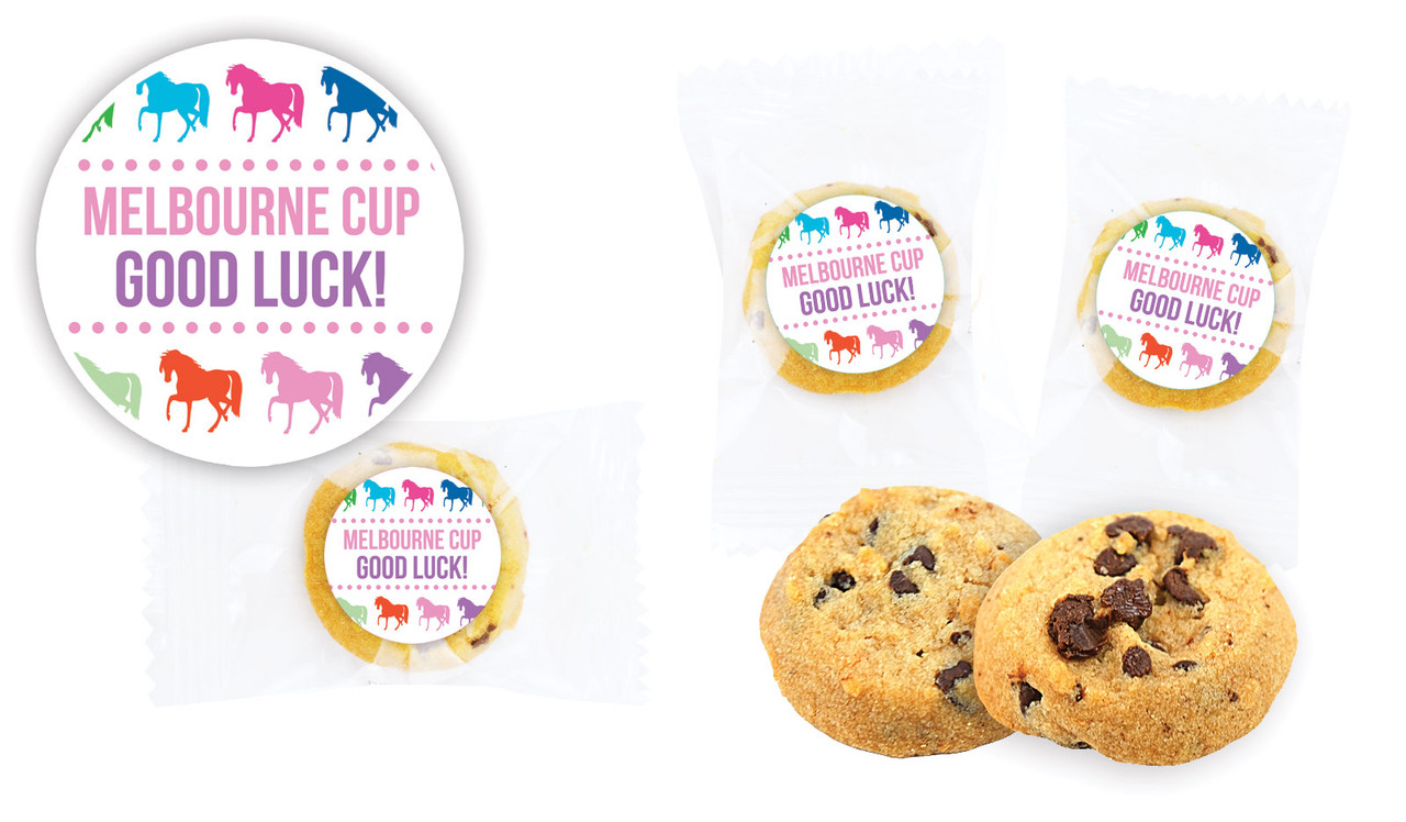 Rainbow Melbourne Cup Horse Racing Birthday Bite-Size Cookie 5g