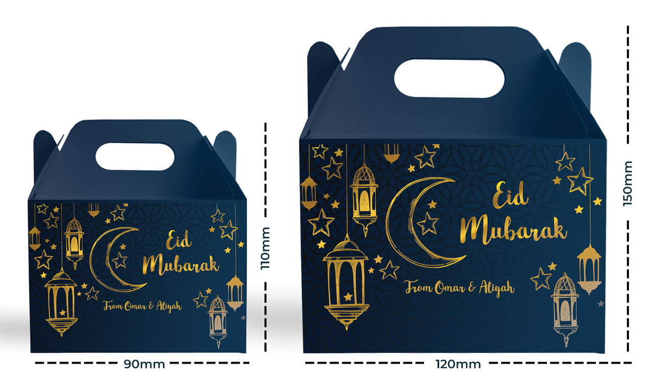 Size difference between regular and large gable boxes