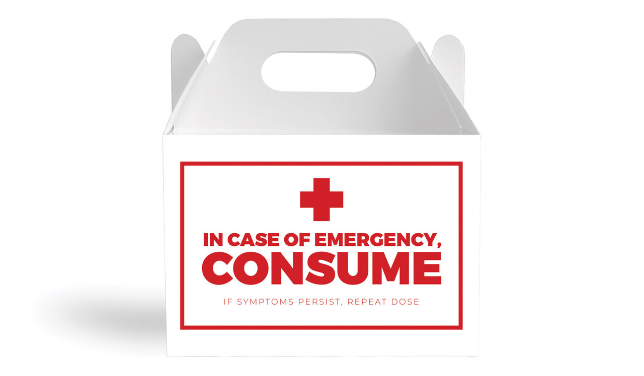 Emergency Consume International Nurses Day Personalised Gable Favour Box