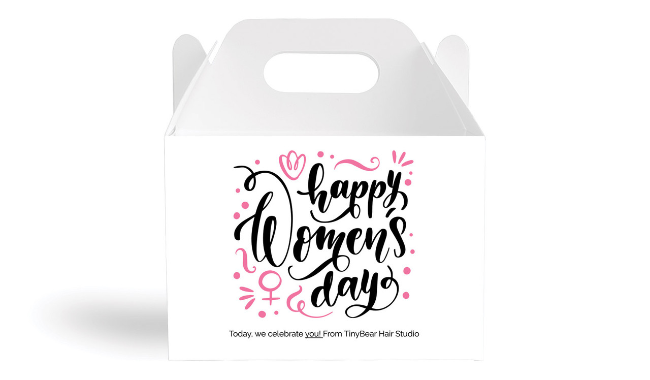 Insiginia International Womens Day Personalised Gable Favour Box