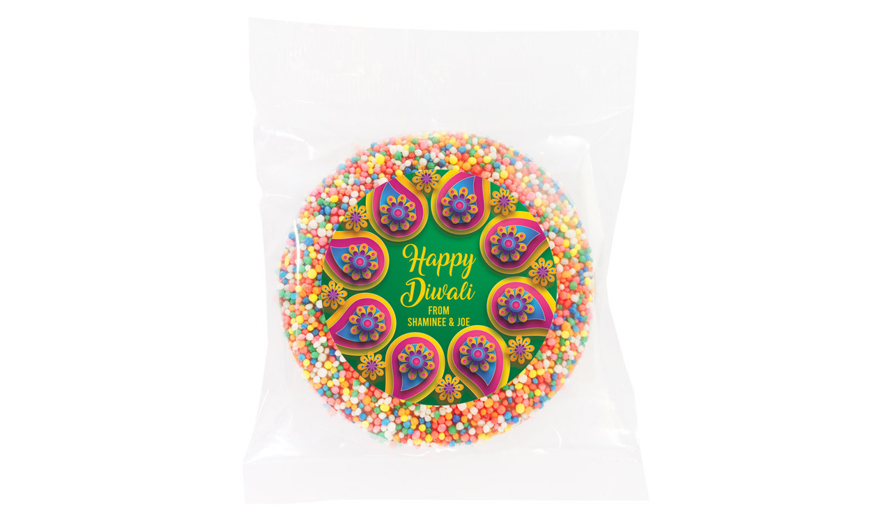 Green Leaves Diwali Personalised Giant Freckle
