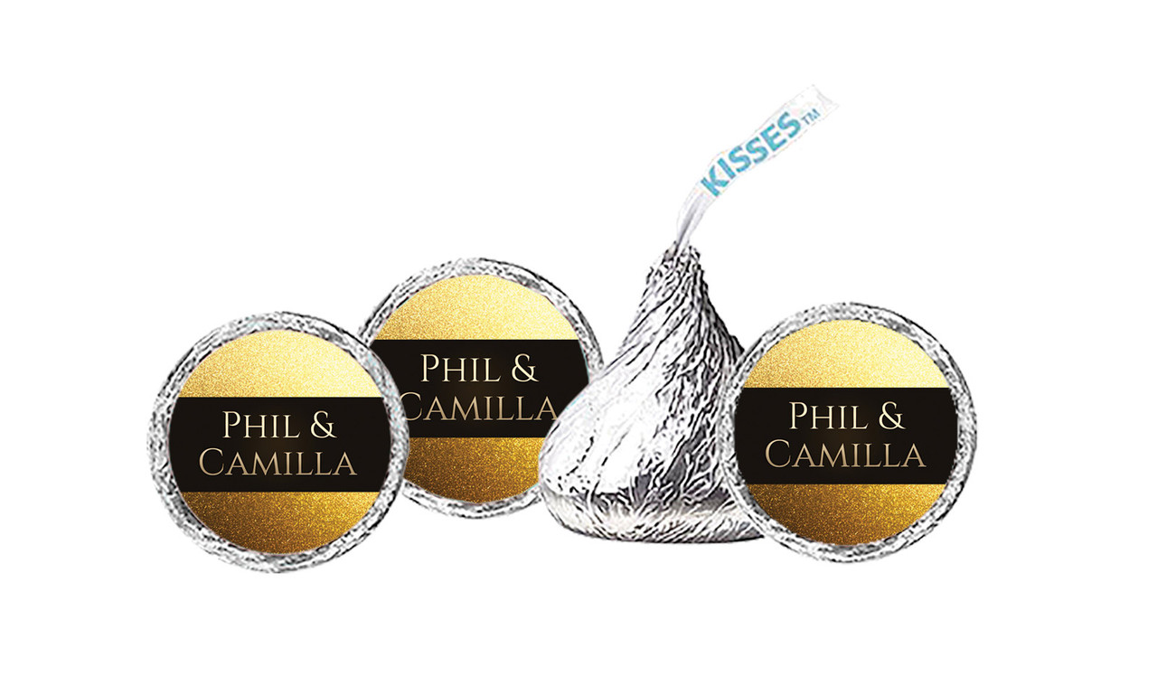 Solid Gold Custom Hershey's Kisses