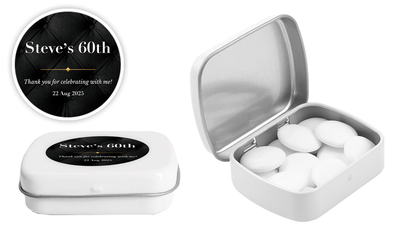Chesterfield Personalised Mint Tins