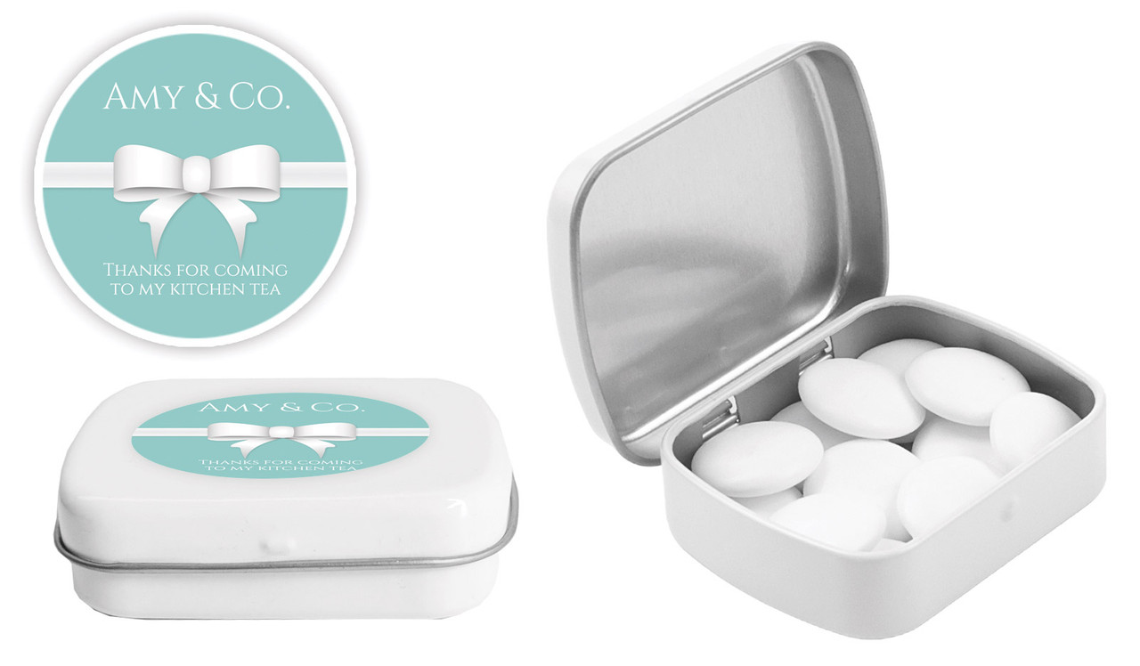 Kitchen & Co. Bridal Shower Personalised Mint Tins
