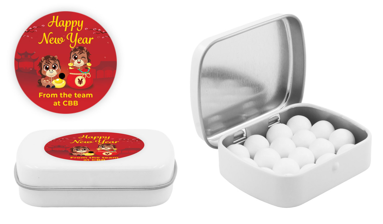 Cute Chinese New Year Personalised Mint Tins