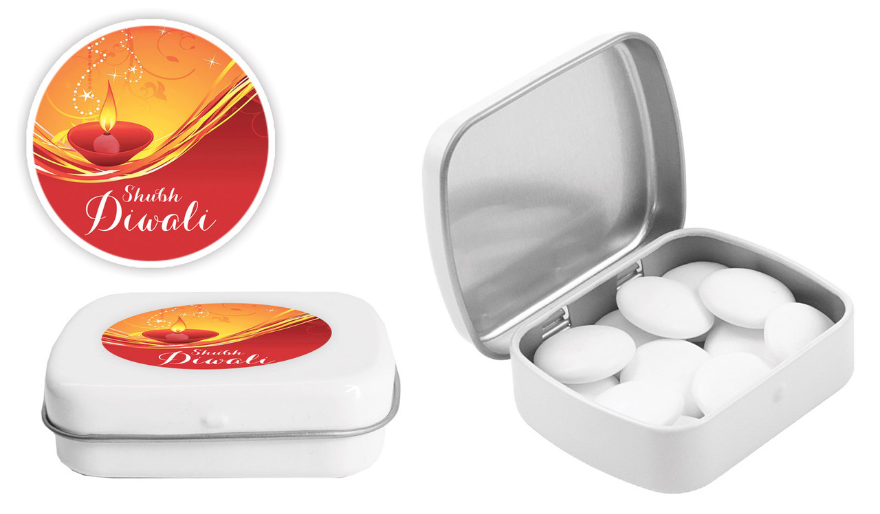 Radiant Diwali Personalised Mint Tins