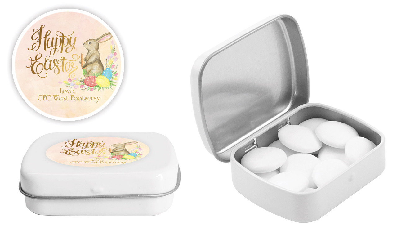 Beautiful Bunny Personalised Mint Tins